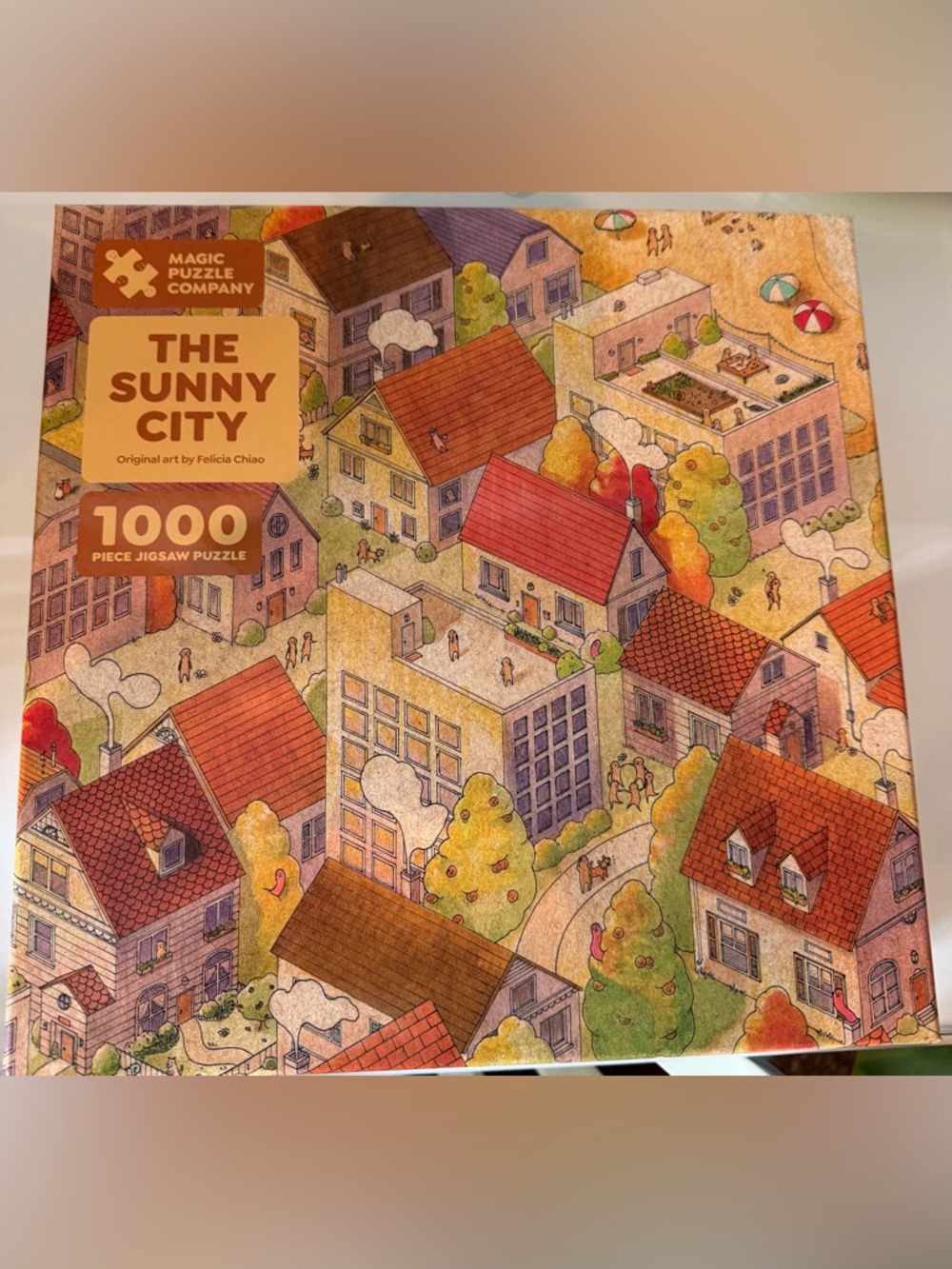 The Sunny City 1000-Piece Jigsaw Puzzle - Magic Puzzle Company
